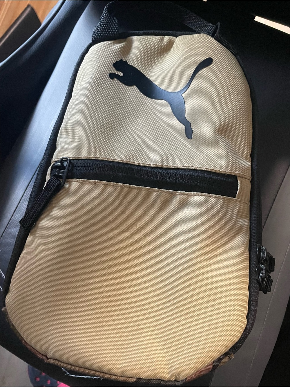 Puma Tan and Black Bag